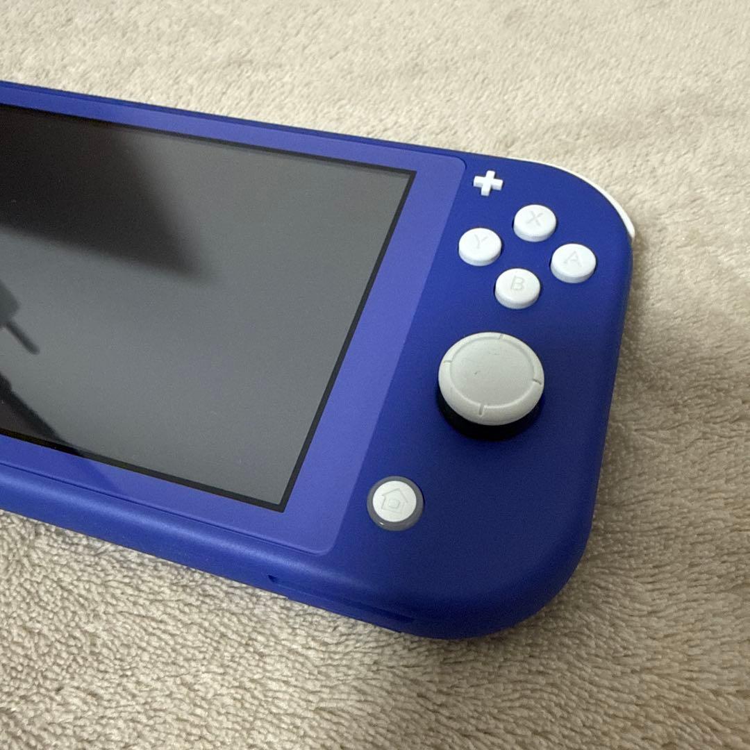 美品　Nintendo Switch Lite 青色 ACアダプター付き