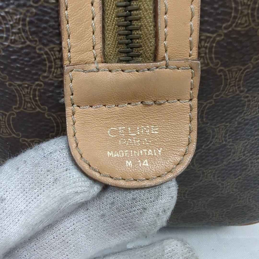 CELINE セリーヌ マカダム ミニ ボストンバッグ ハンドバッグ