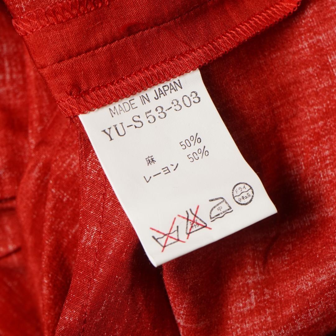 Y696ね Y’s Yohji Yamamoto リネン 刺繍デザイン フレア