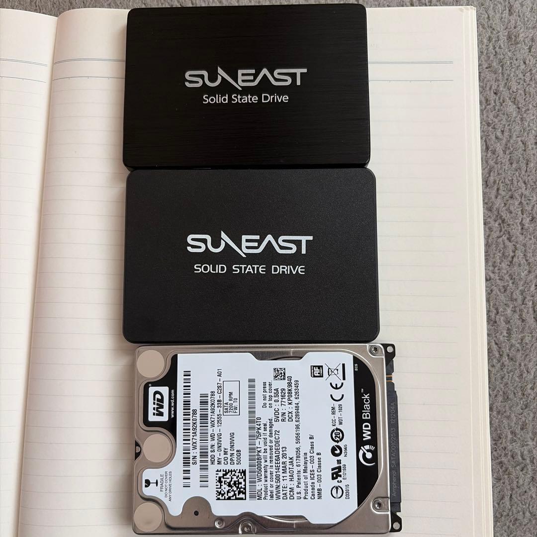 SUN EAST SE800 256GB SSD 2.5インチ