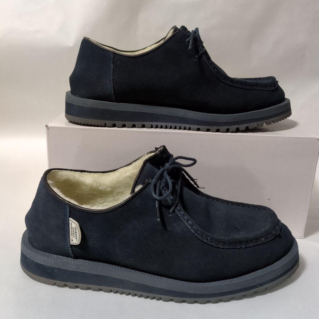 SUICOKE スイコック　チロリアンシューズ　ネイビー