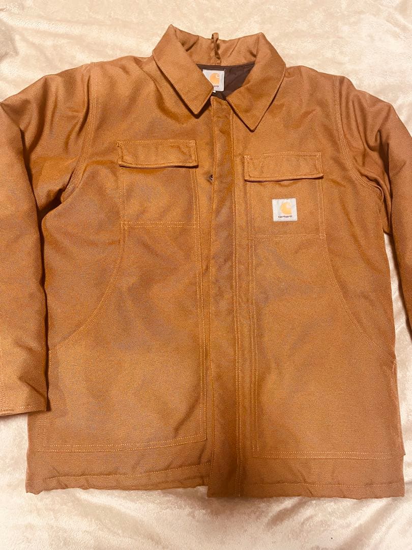 Carhartt ジャケット　ブラウン　未使用　キルティング　ダブルジップ