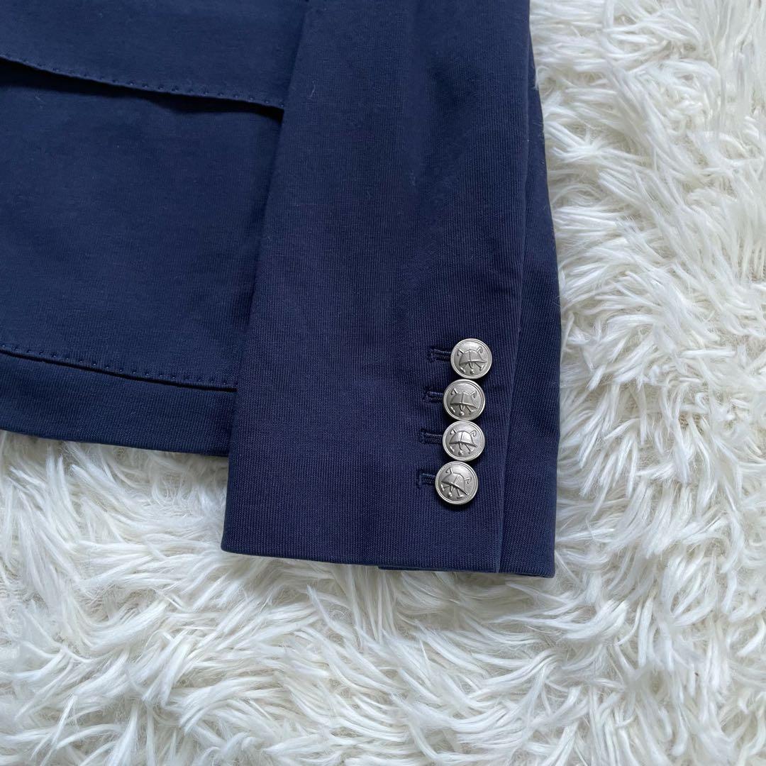 RALPH LAURENラルフローレン 紺ブレ銀ボタンエンブレムワッペン刺繍