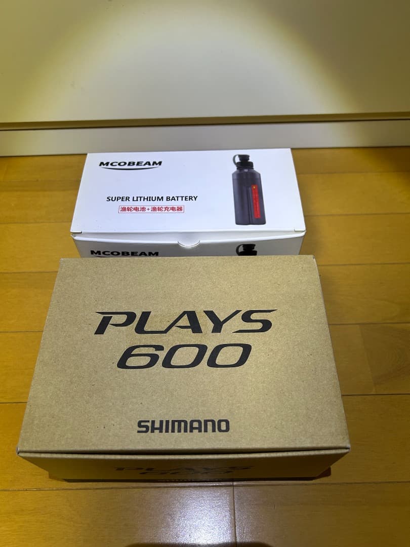 SHIMANOシマノプレイズ600 MCOBEAMバッテリーセット