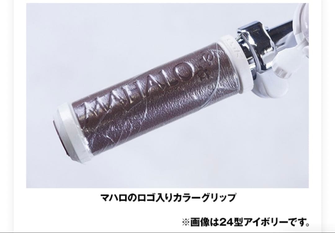 【直接取引限定】子供用自転車 24インチ　マハロエル　6段変速　ミントグリーン