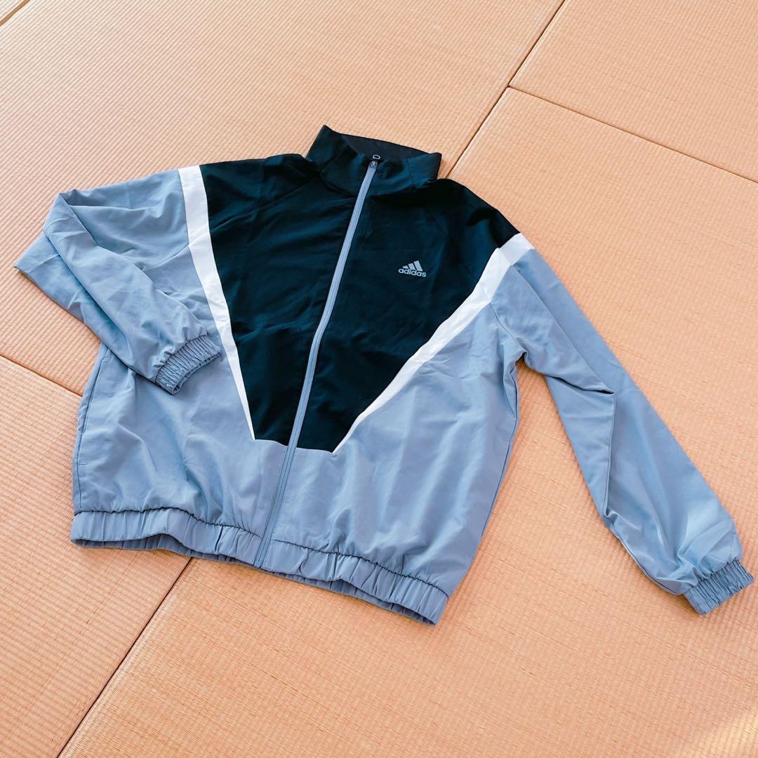 新品未使用タグ無し　adidas ジャージ上下セット 2XL グレー・ブラック