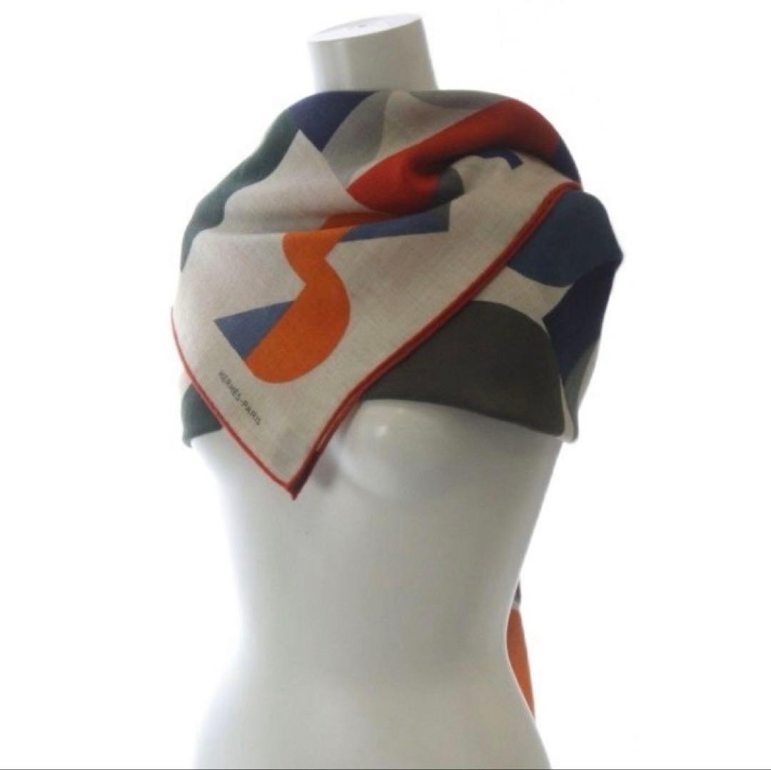 美品 HERMES スカーフ カレ 100 Jeu dAdresse ショール