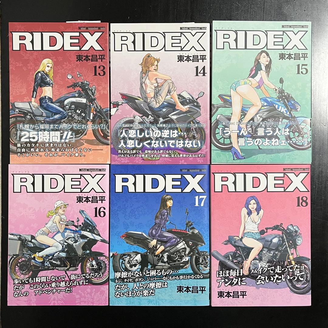 【帯付き】RIDEX 全巻（1〜21巻 Final付き）東本昌平