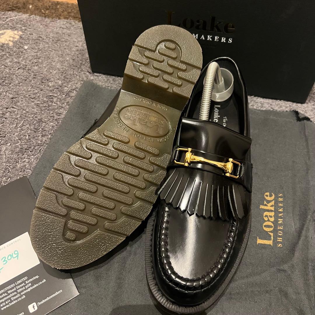 ◉新品箱付　Loake (ローク) ドクターマーチン　英国製　キルトローファー