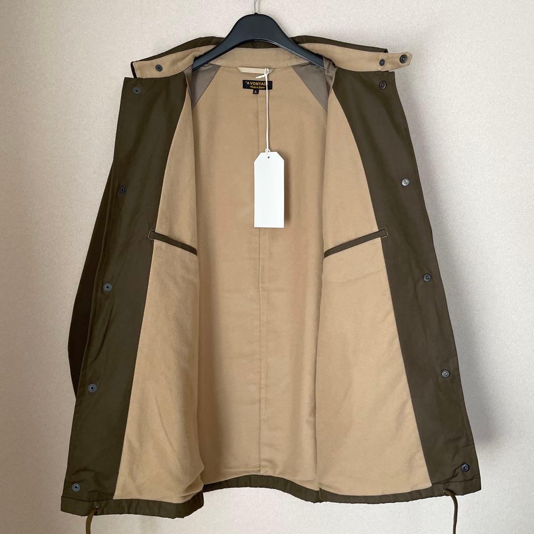 A Vontade Coaches Jacket オリーブLサイズ チンスト付き
