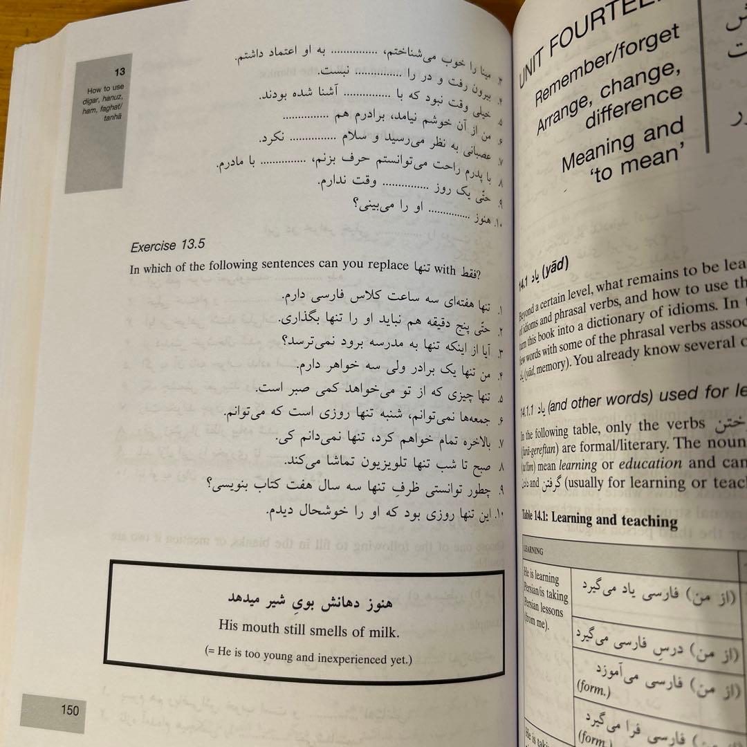 語学・辞書・学習参考書 Intermediate Persian grammar workbook