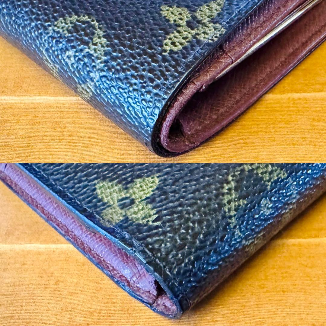 LOUIS VUITTON モノグラム ヴィエノワ ガマ口財布 外観美内側訳あり
