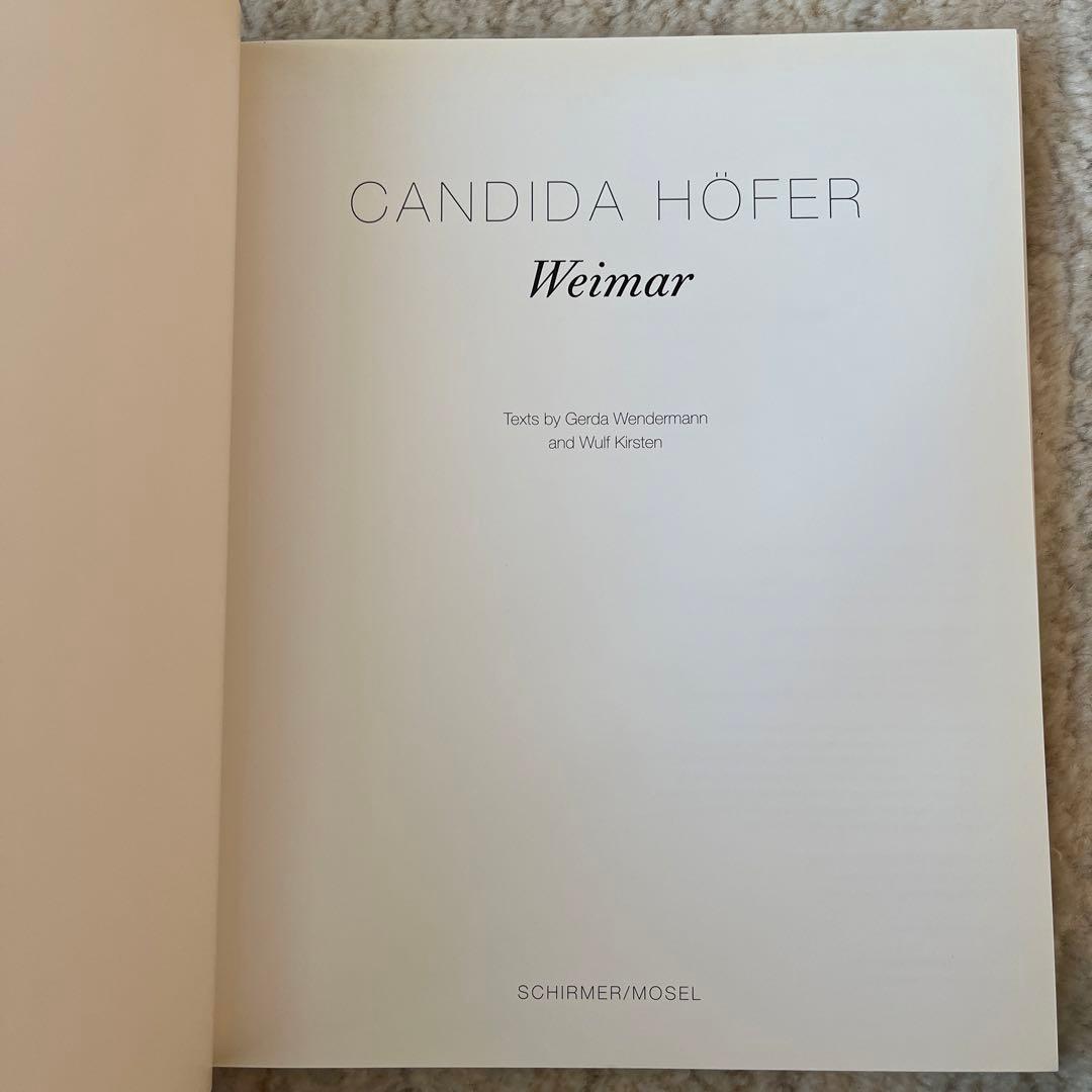 Candida Hofer 写真集　ワイマール