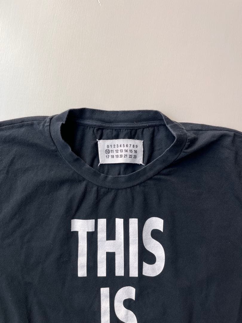 08SS Margiela THIS IS MY SUIT Tシャツ 本人期