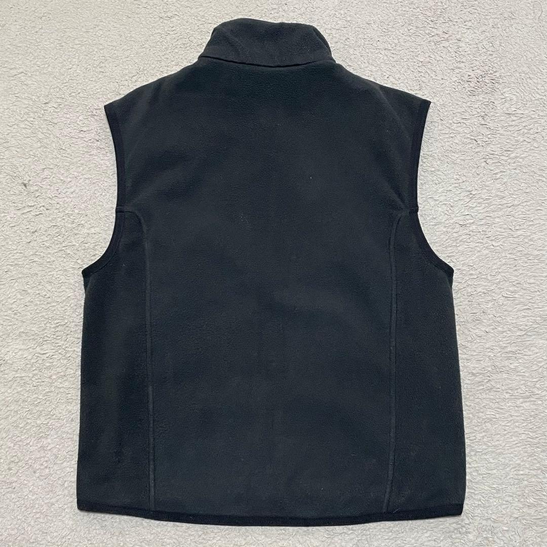 NIKE ACG フリースベスト　90s 黒タグ　ロゴ刺繍　ジップアップ　S
