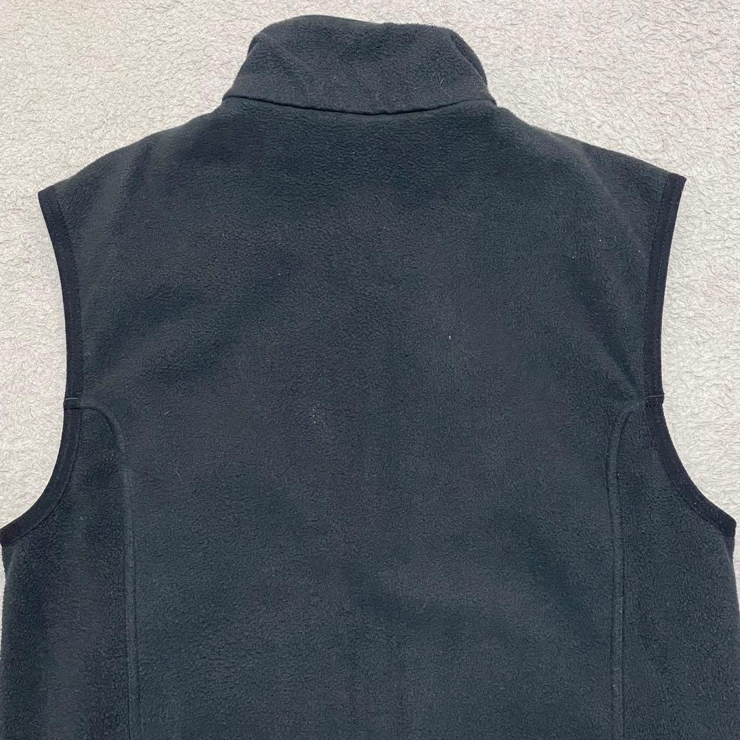 NIKE ACG フリースベスト　90s 黒タグ　ロゴ刺繍　ジップアップ　S