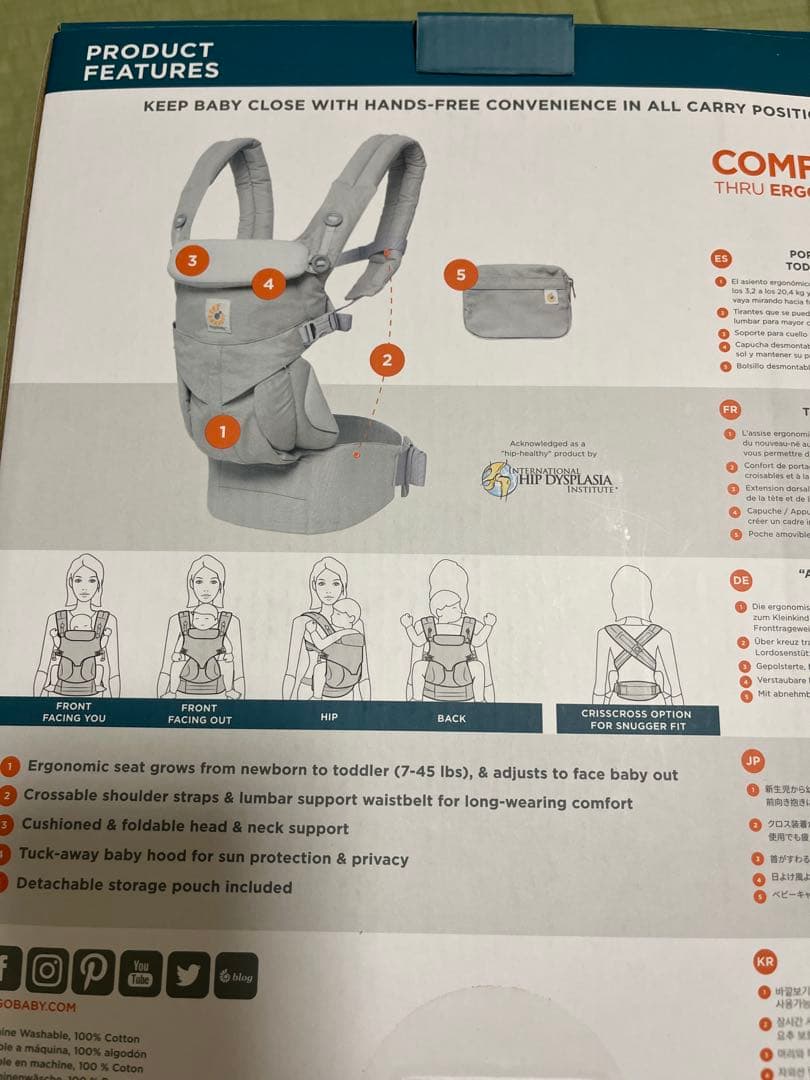 あ*ず様 ほぼ未使用　ergobaby OMNI360