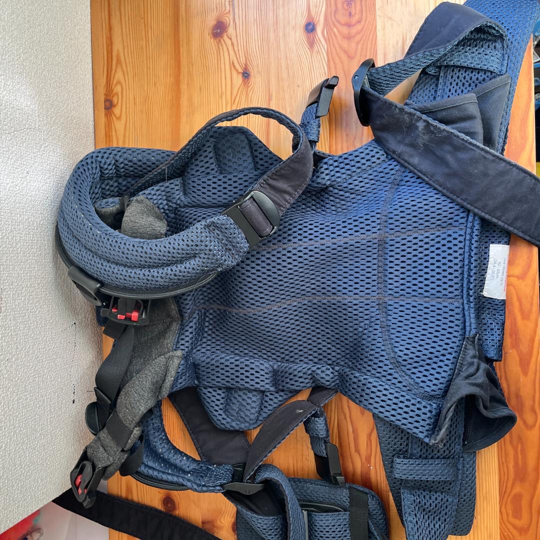 BABYBJORN ネイビー 抱っこ紐 メッシュ