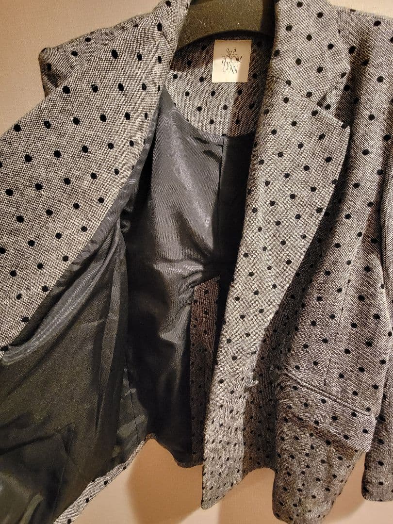 ⭐marimekko⭐searoomlynnドット柄テーラードジャケット