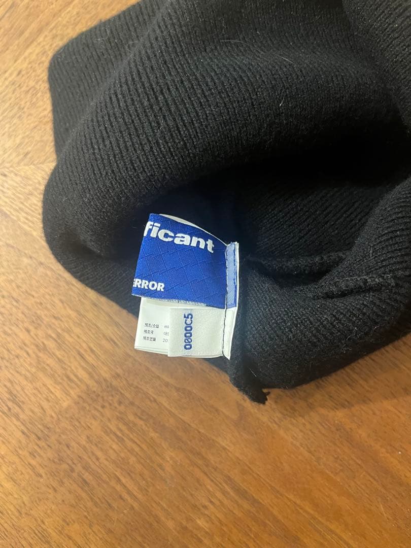 と*ま様 ADERERROR ニット帽　ビーニー　beanie black 黒