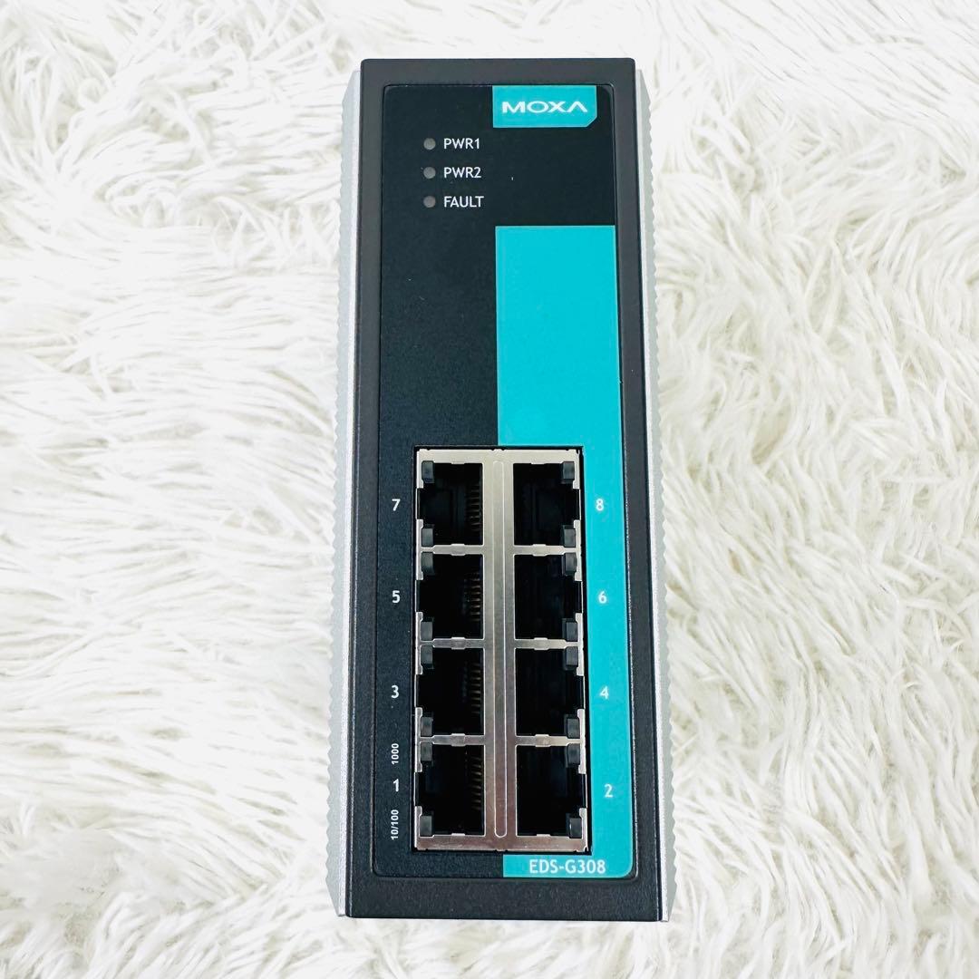 美品✨　MOXA EDS-G308 産業用イーサネット・スイッチ
