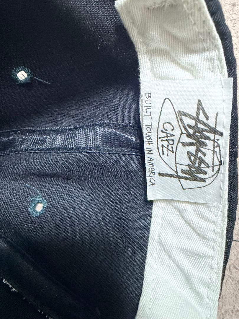帽子 80's old stussy stock logo design cap