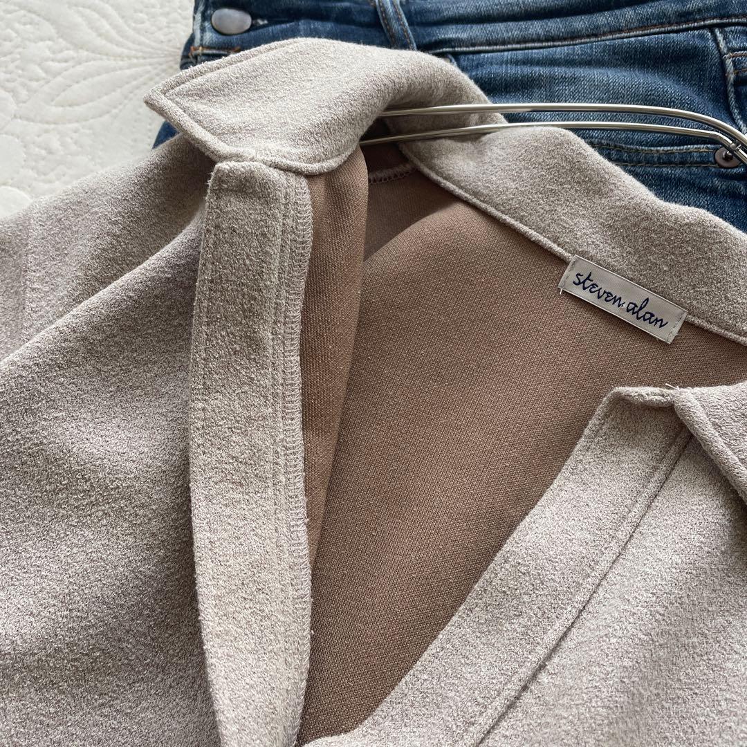 Steven Alan ブークレダンボール　スキッパーネックプルオーバー