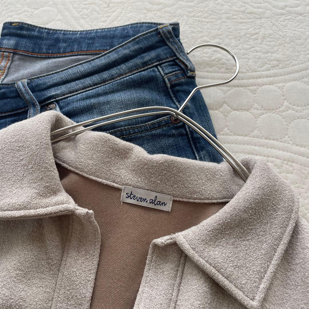 Steven Alan ブークレダンボール　スキッパーネックプルオーバー
