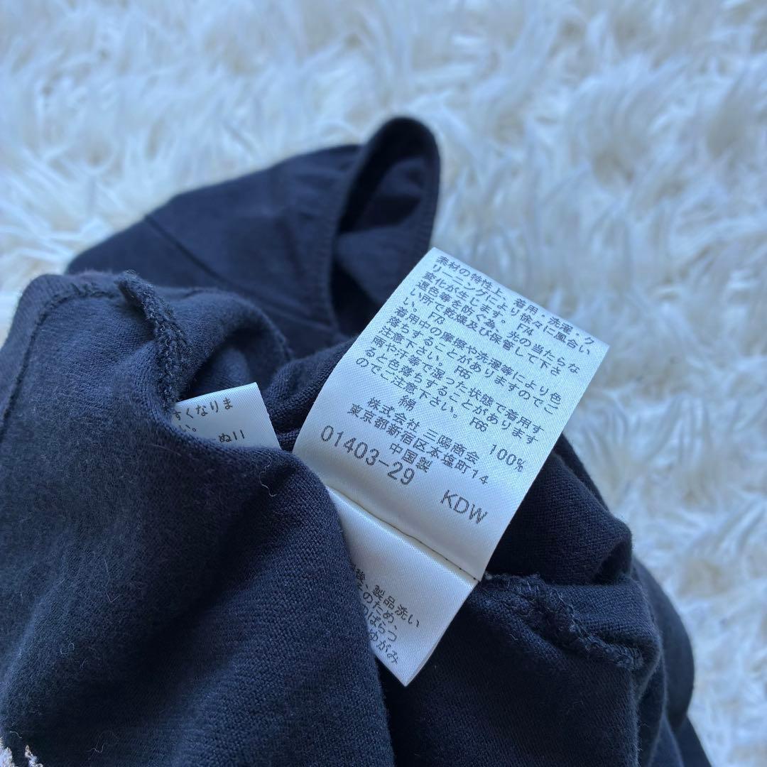 バーバリーブルーレーベル　半袖　Tシャツ　Mサイズ　黒　ボウタイ　ノバチェック