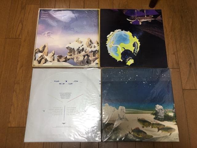 YES　レコード４枚セット　プログレッシヴ　イエス