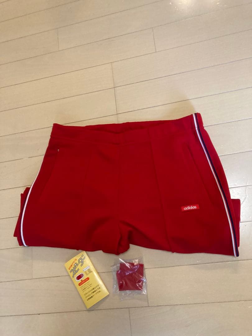 60s〜70s デッドストック　西ドイツ製　adidas トラックパンツ　付属品