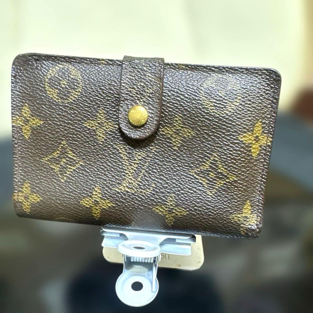 ④☆在庫SALE/良品 ♪モノグラム がま口 財布
