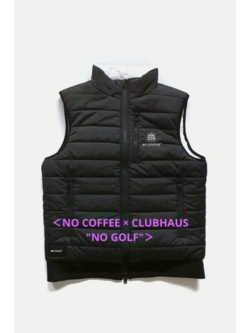 NO GOLF PADDED REVERSIBLE VEST クラブハウス　新品