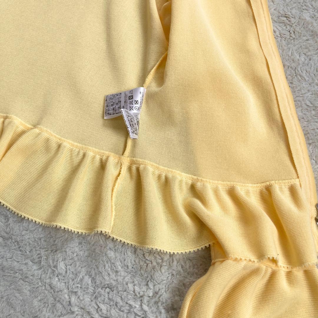 極美品・近年✨M'S GRACY フリルアップカーディガン　ダブルジップ　春