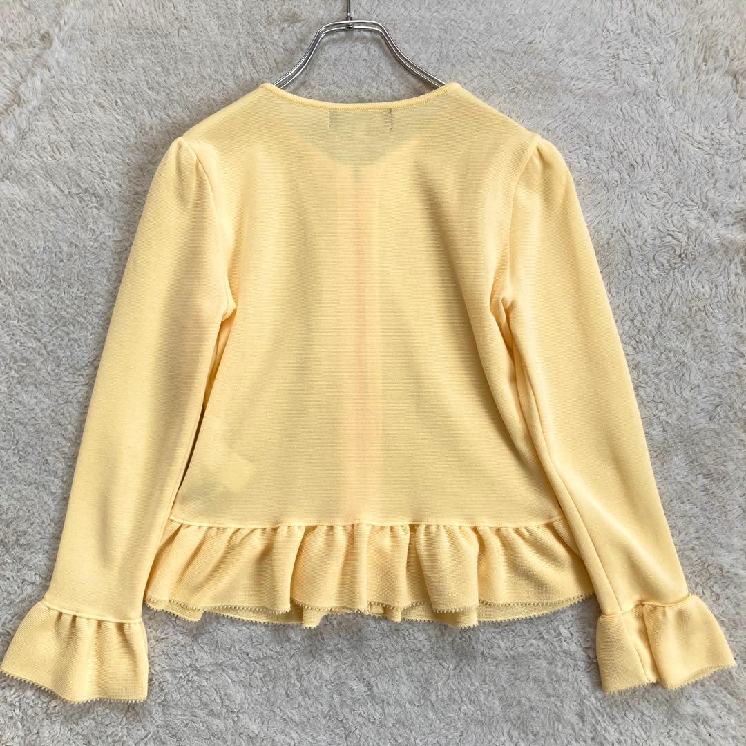 極美品・近年✨M'S GRACY フリルアップカーディガン　ダブルジップ　春