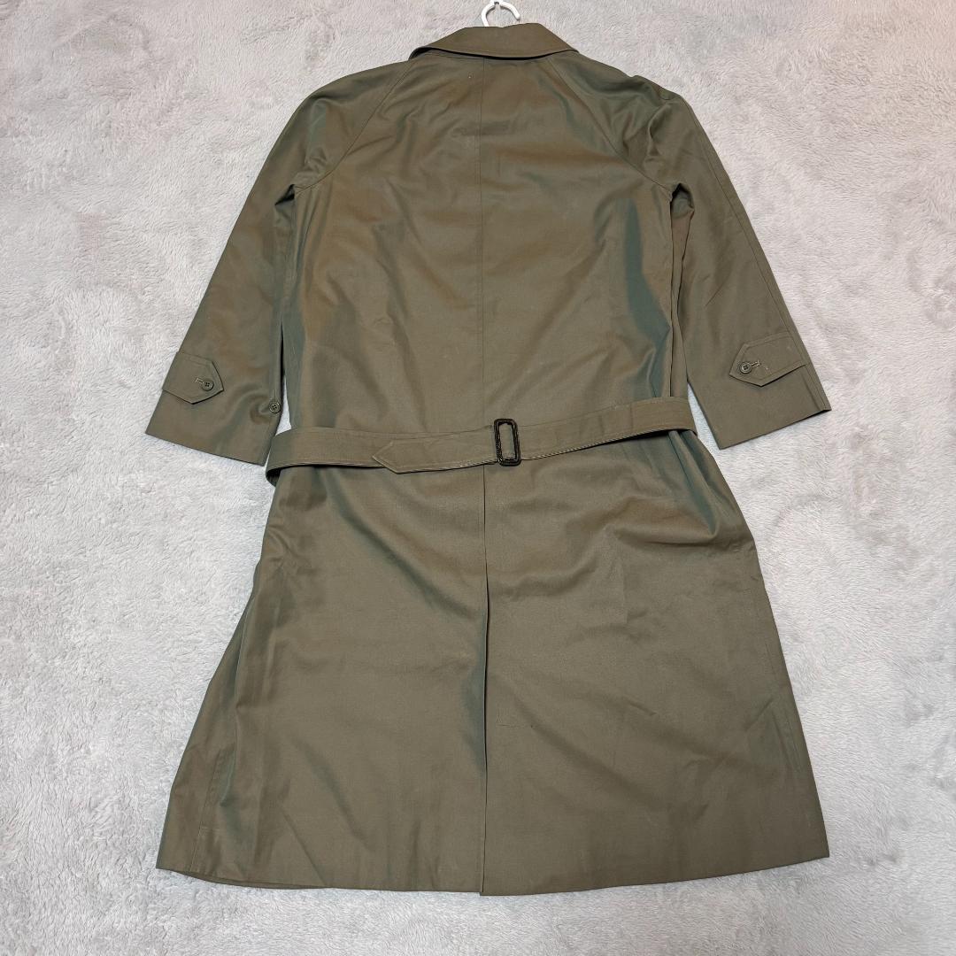 希少 BURBERRY 玉虫色 トレンチコート ノバチェック レディースL