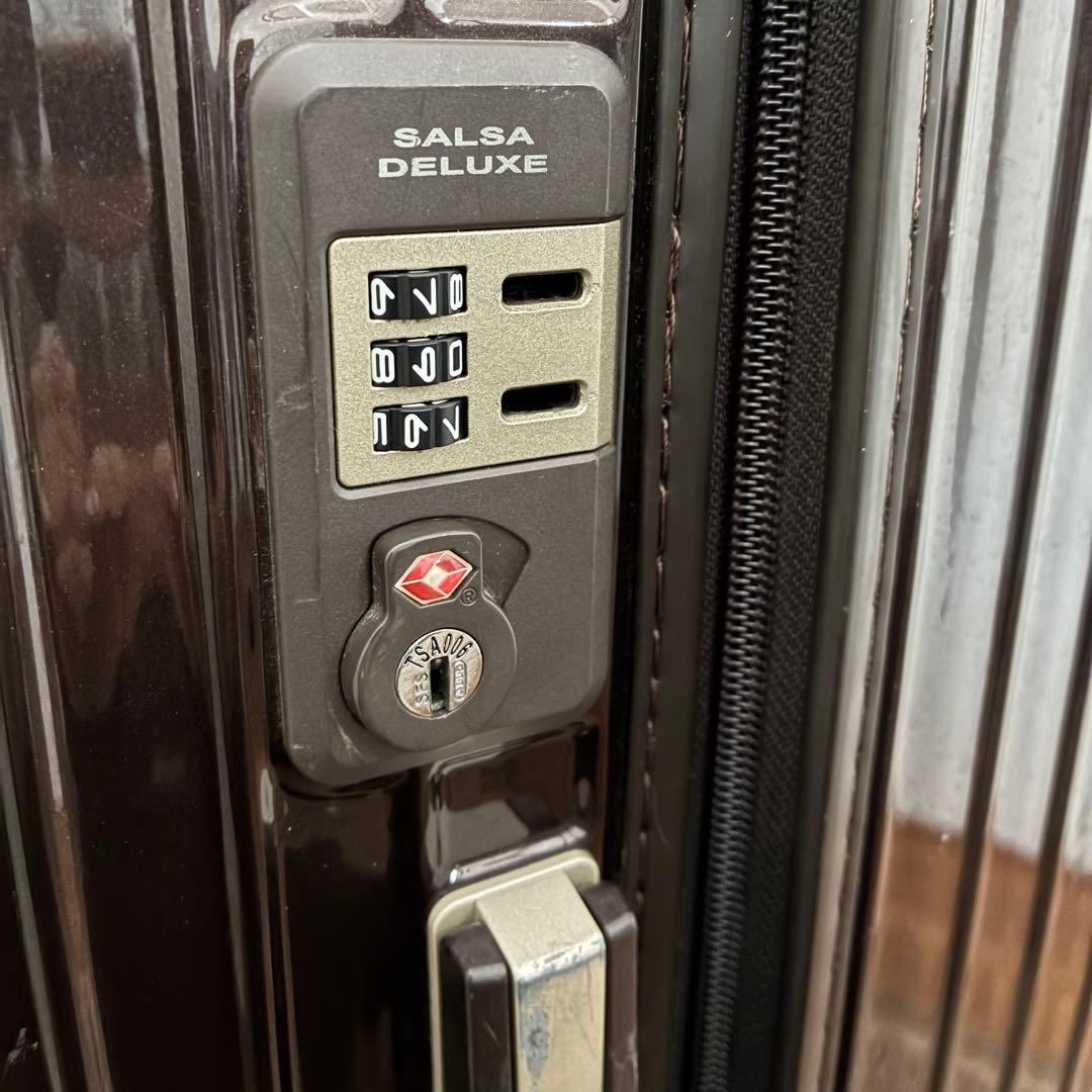 【訳あり】RIMOWA サルサ デラックス104L 大容量 4輪 ブラウン 茶色