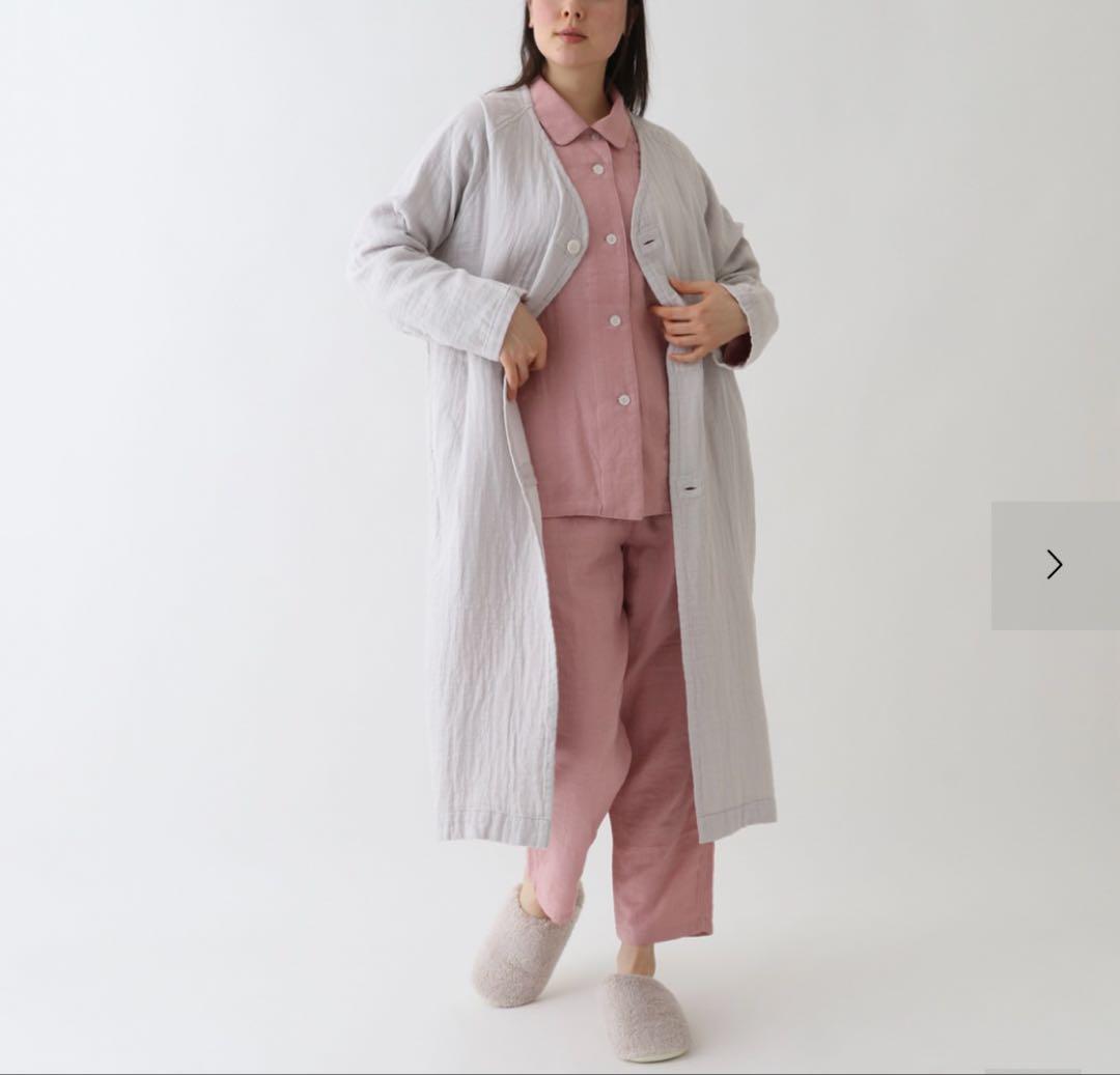 新品　UCHINOマシュマロワッフルガーゼライト ロングカーディガン　訳あり　S