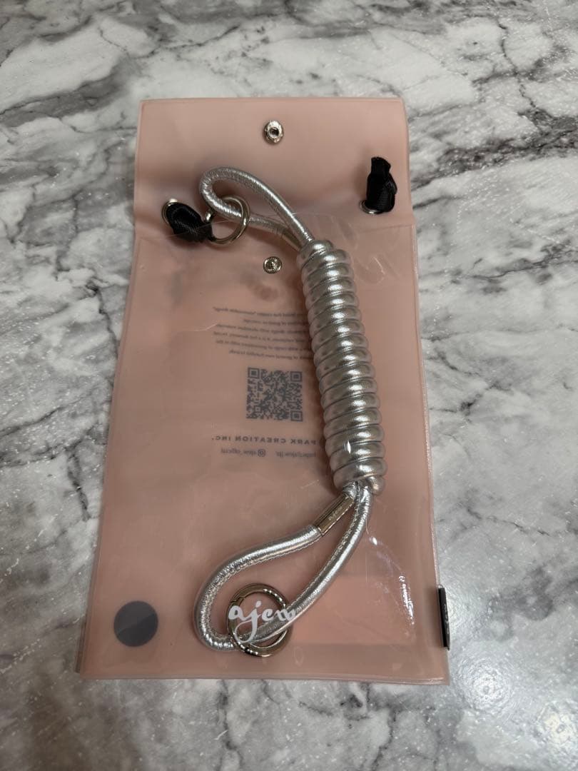 新品　ajew エジュー　Coil strap シルバー