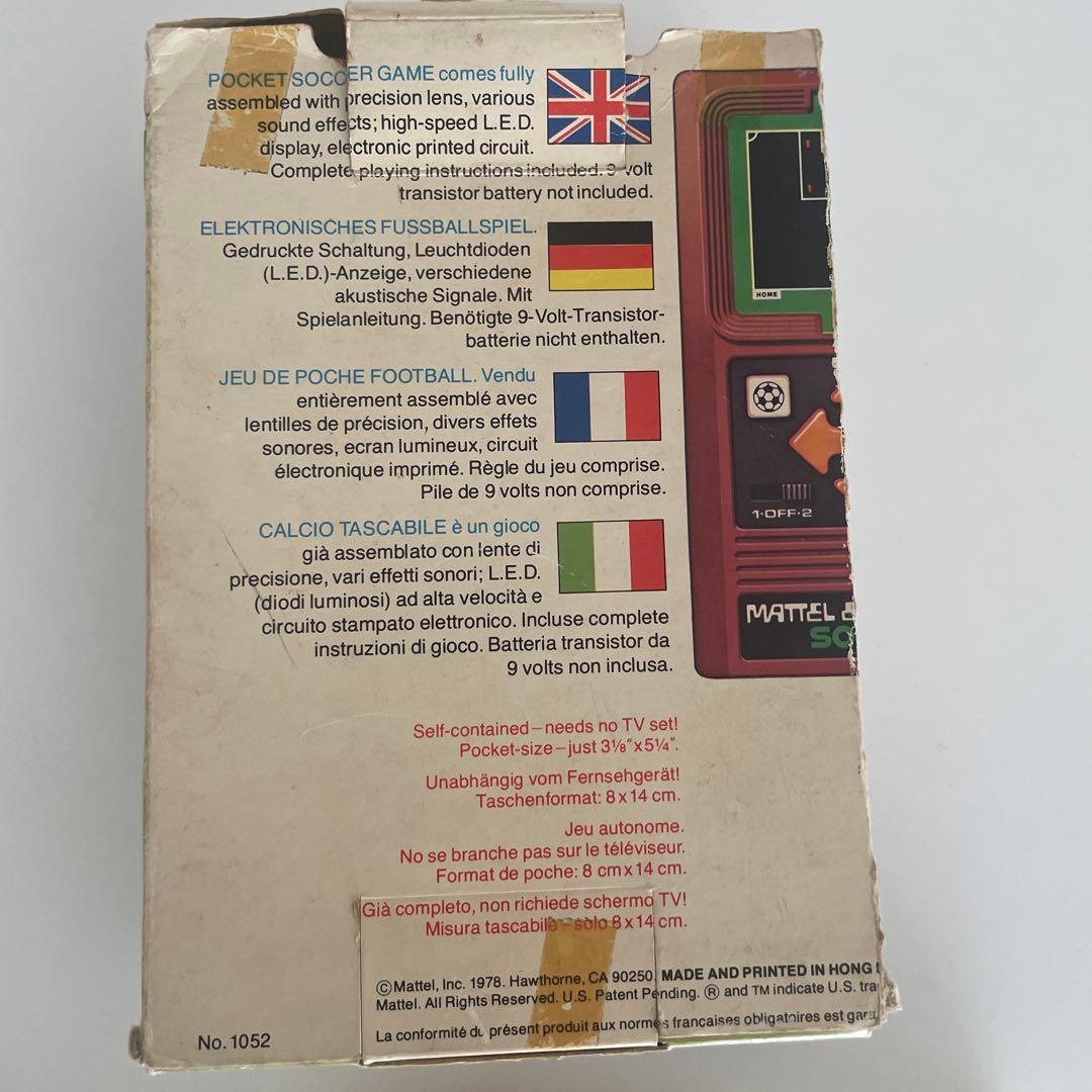 その他 Mattel Electronics Soccer 1978