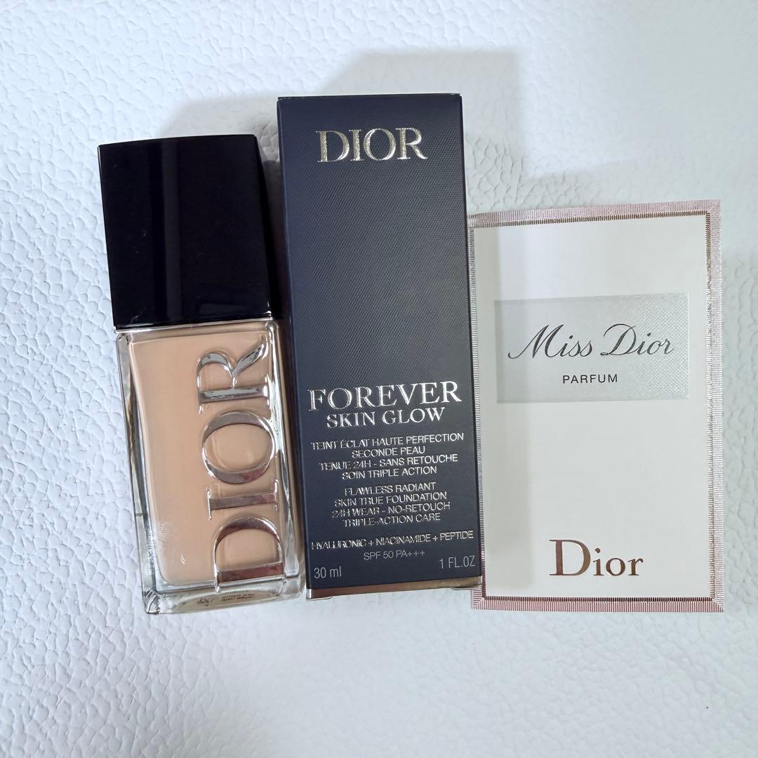 dior ディオール　ファンデーション新発売　サンプル付き