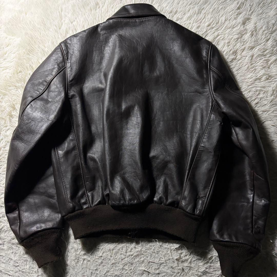 虹*岡様 米国製■schott フライトジャケット　A-2 631 本革　　ブラ