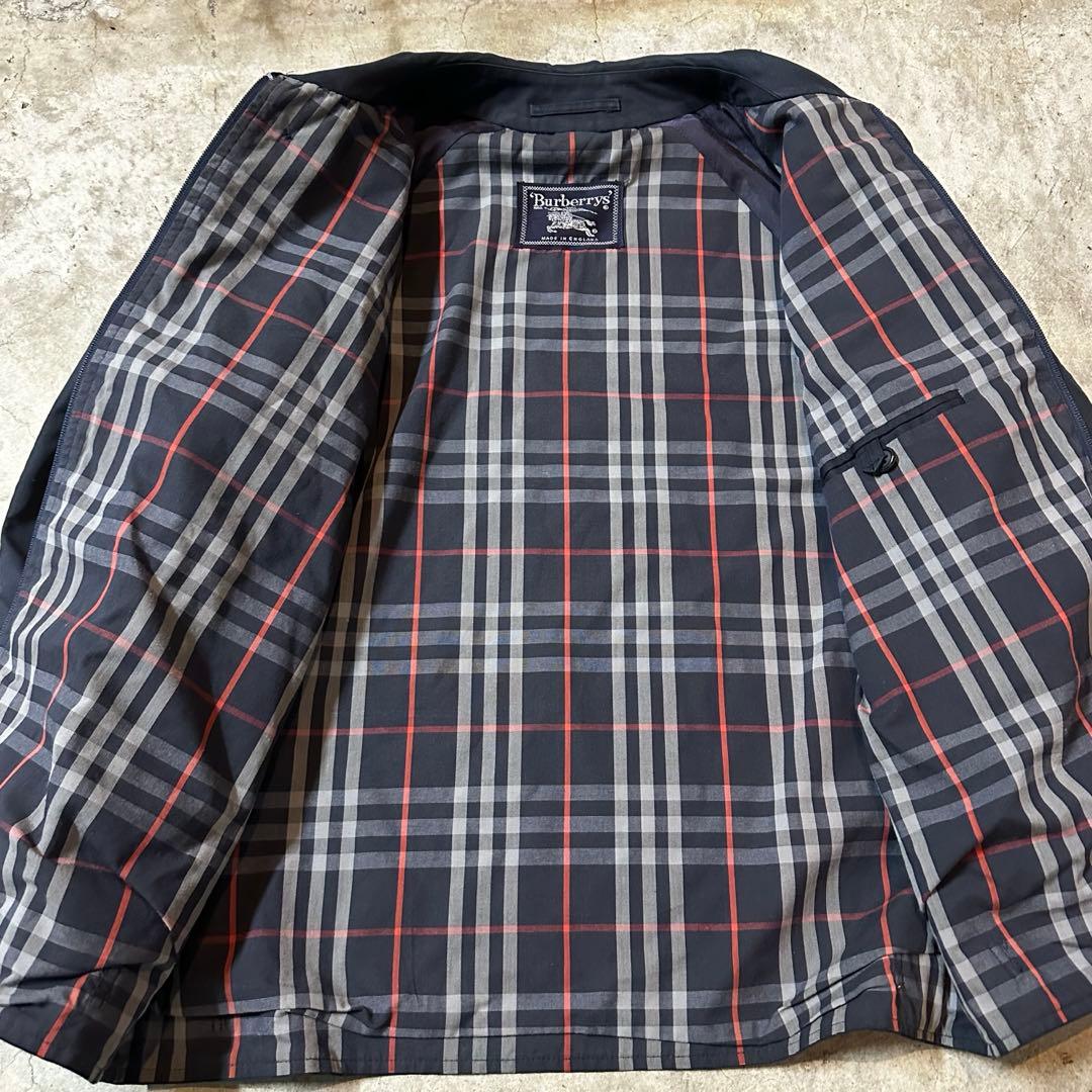 Burberrys バーバリーズ　ノバチェック　スウィングトップ　ネイビー　紺