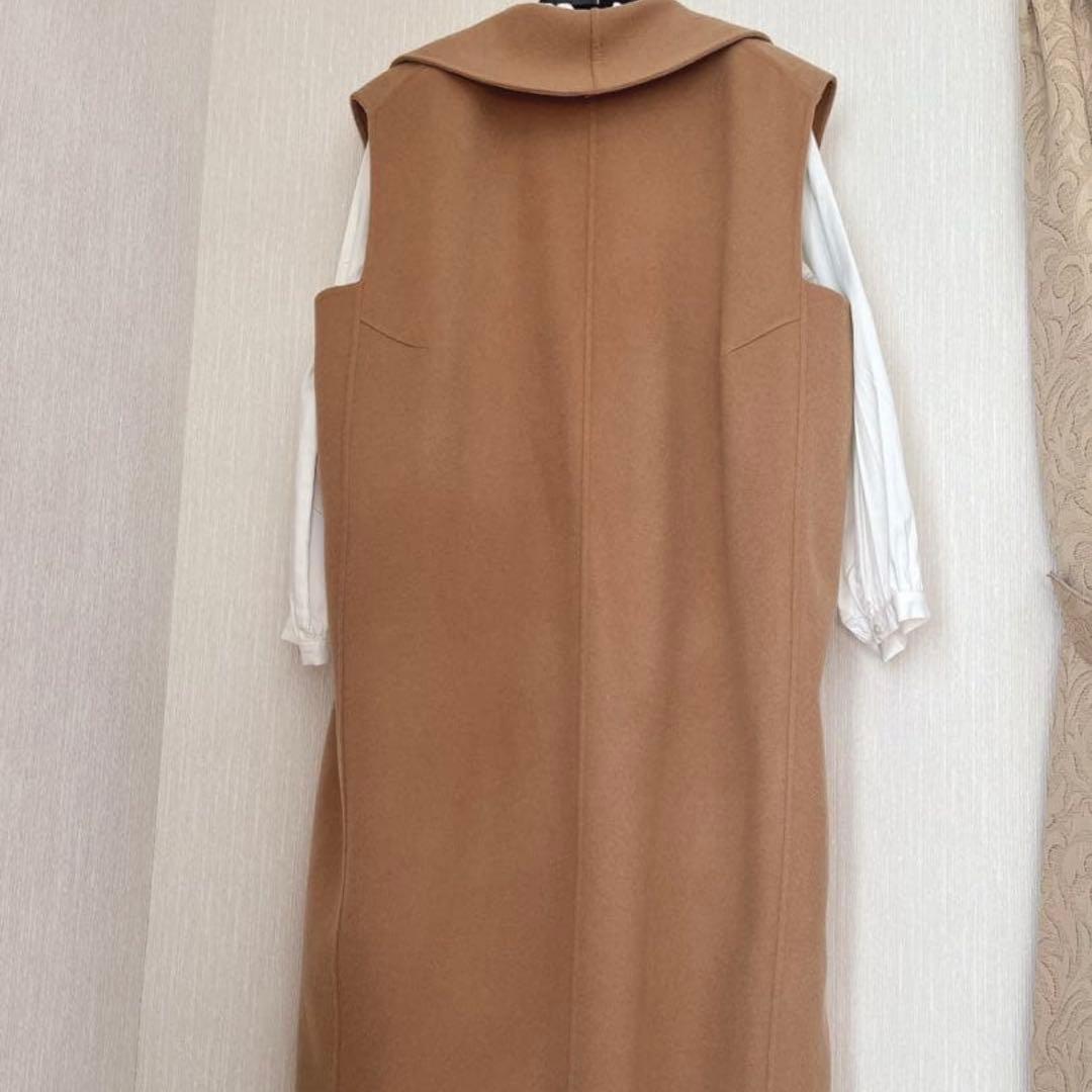 ★最終お値下げ★ イエナ　キャメルダブルフェイスロングジレ