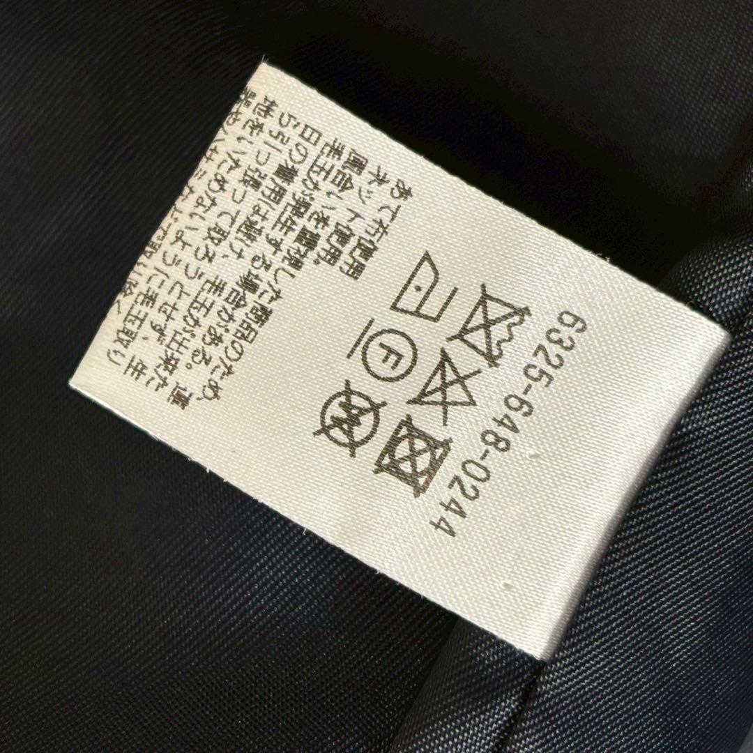 【美品】A day in the life フーデッドコート 40 ロング丈　紺