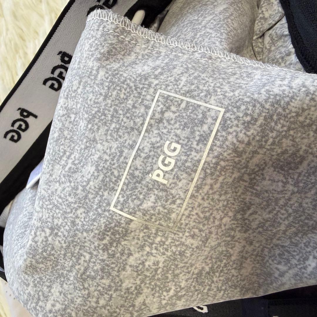 【PGG】美品 ストレッチパンツ 5サイズ メンズ メッシュ ホワイト