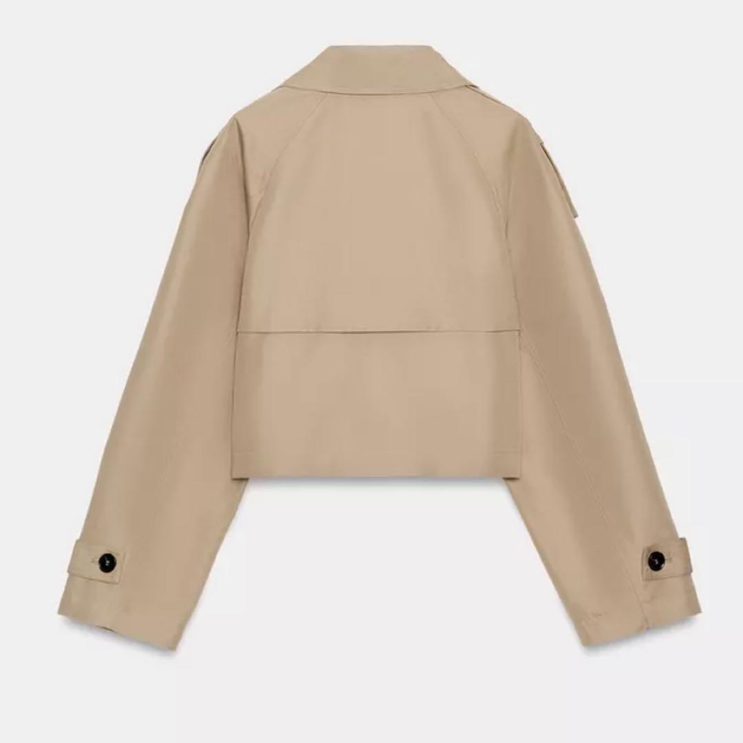 ZARA トレンチコート　ショート丈