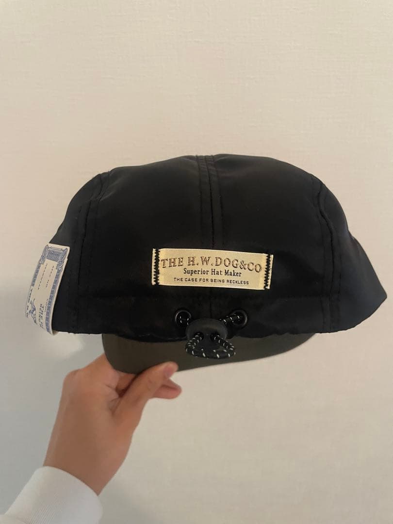 【新作】【新品】HW DOG ジェットキャップ Black