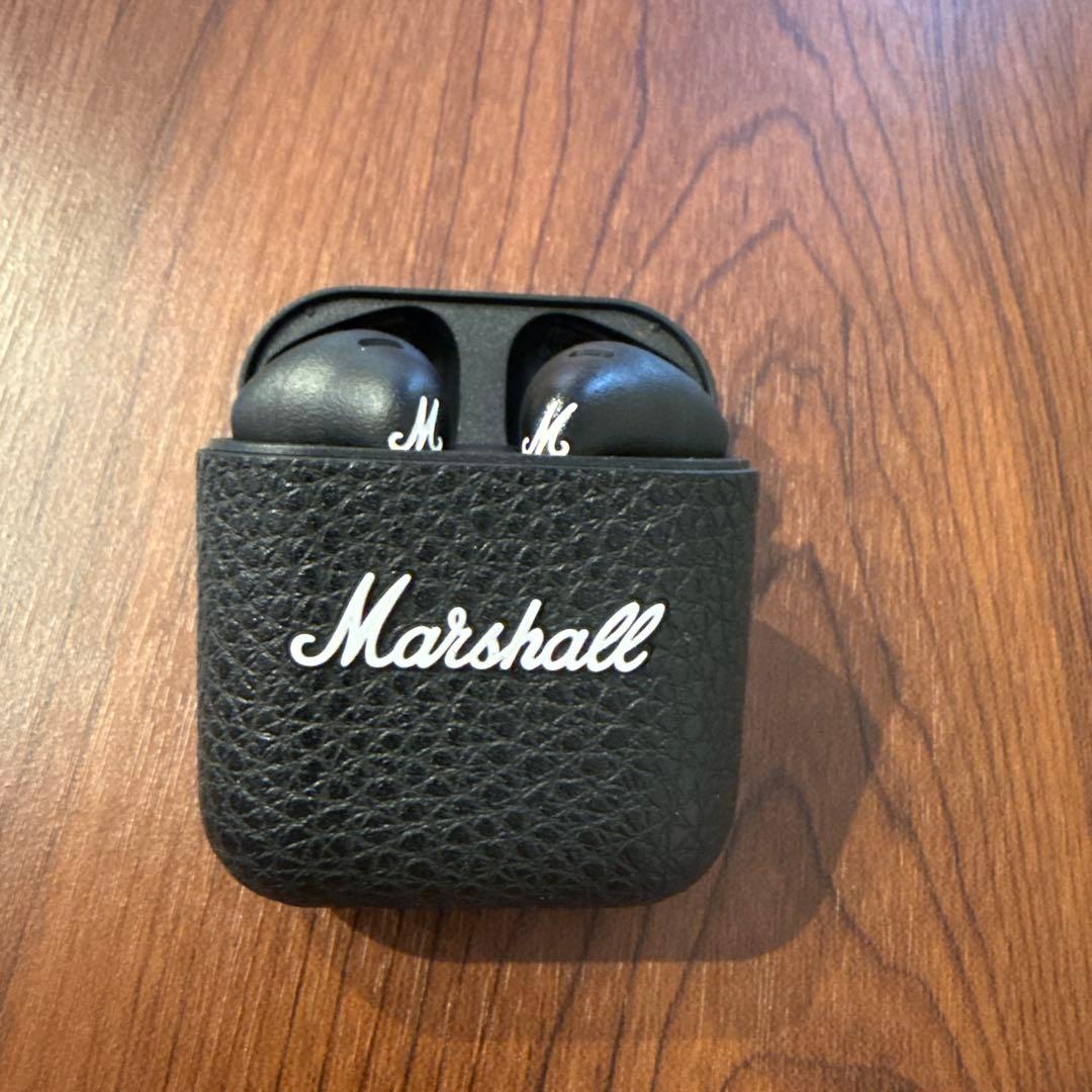 Marshallワイヤレスイヤホン ブラック マーシャル
