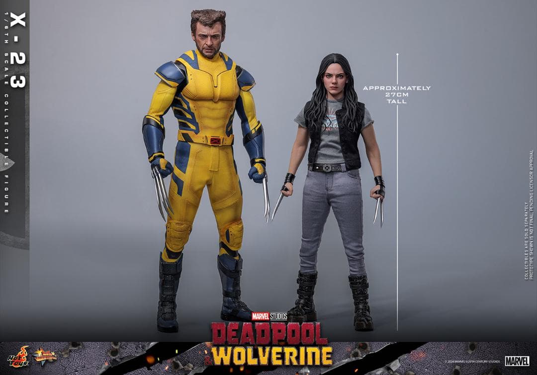 ホットトイズ 1/6 デッドプール ＆ ウルヴァリン X-23 MMS781